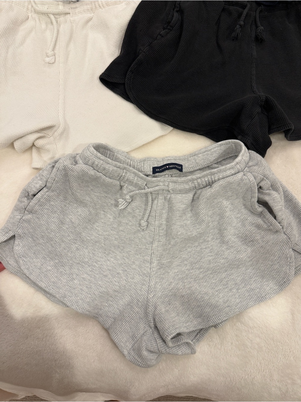 Brandy Melville Ribbed Lounge Shorts Bundle - Pack of 5 Shorts - Picture 2 of 11